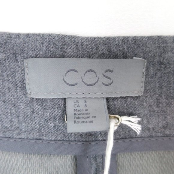 COS Grey Wool Pencil Skirt Size 8 - Picture 4 of 7
